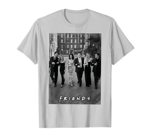 Image of Friends TV Show Poster Iconic Group NYC Street Retro Fan 90s T-Shirt