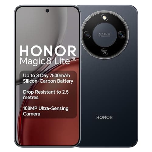 Image of HONOR Magic8 Lite Snapdragon 6 Gen 4 8GB RAM 512GB ROM AMOLED 5G Smartphone