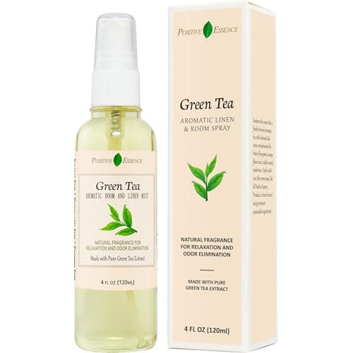 Image of Green Tea Linen and Room Spray, Natural Air Freshener Made with Pure Green Tea Extract, Bathroom Air Freshener or Calming Pillow Spray