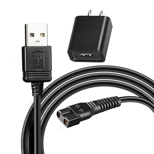 Image of Emirrehgo for Panasonic ER-GK80-S Charger Charging Cord Compatible with Panasonic Body Groomer Hair Trimmer ER-GK80-S ER-GB70 ER-GB60 ER-GB80 Shaver Charger Cord Power Cord