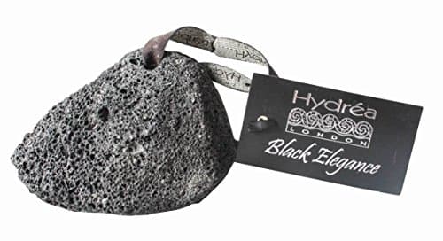 Image of Hydrea London Natural Volcanic Pumice Stone (Black) – Callus Remover for Feet & Hands | Hard Skin & Dead Skin Exfoliator | Foot Care Pedicure Tool
