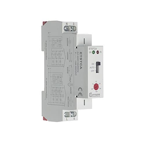 Image of Europa Components ETSTCA-AZ Staircase Timer 230V AC, Multi-Colour