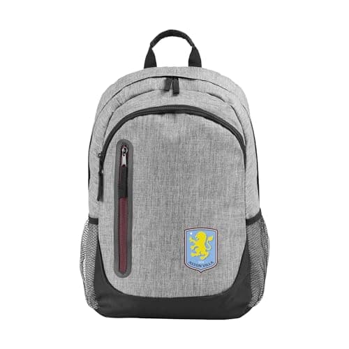 Image of FOCO Officially Licensed Aston Villa FC Grey Football Backpack