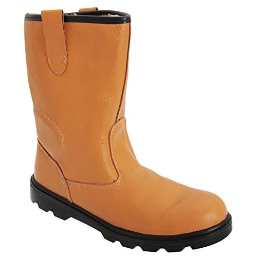 Image of Grafters M020BSM Unisex Rigger Safety Boots Tan