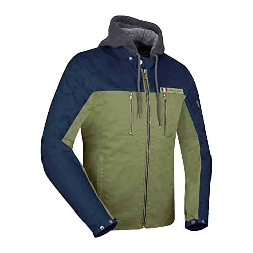 Image of Segura, Presto Men's Motorcycle Jacket Khaki Navy S