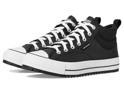 Image of CONVERSE Men's Chuck Taylor All Star Malden Street Boot Sneaker, Black/White, 4 UK