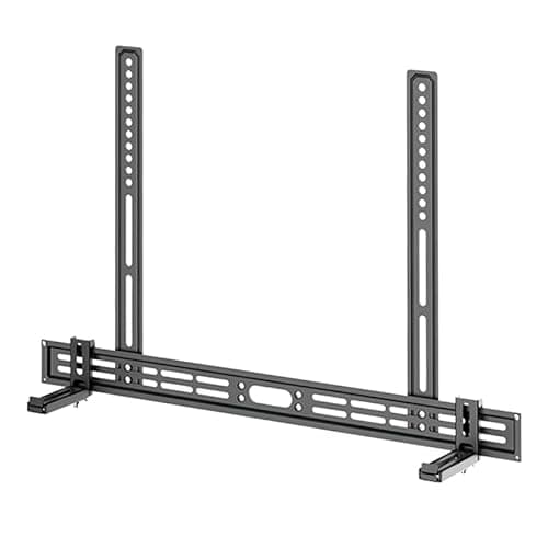 Image of XINLEI Universal Soundbar Bracket Fits Soundbars with/without Holes up to 10kg, for Samsung Soundbar, Sony LG PC Bose JBL Bomaker, Soundbars TV Mount with Anti-Slip Base Holder, Install on TV or Wall