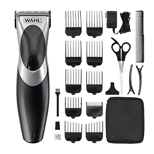 Image of Wahl Clip ‘N Rinse Cord/Cordless Hair Clipper, Rechargeable Clipper, Hair Clippers for Men, Male Grooming Set, Corded, Cordless, Washable Head, Home Hair Cutting