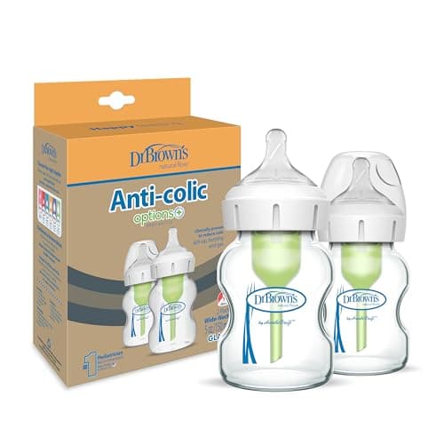 Image of Dr Browns Options+ 150ml Twin Pack Glass Bottles
