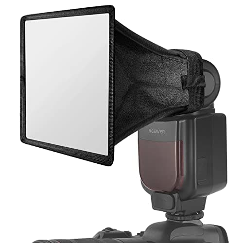 Image of NEEWER Flash Diffuser Light Softbox 5" x 4", Universal, Collapsible with Storage Pouch Compatible with Canon Nikon Sony Godox Yongnuo speedlight
