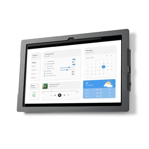 Image of Tabdoq Lite iPad Wall Mount | Secure & Robust Tablet Holder | Ideal For Home & Business Use | Tablet Wall Mount Compatible With iPad 10th Gen. (2022) & 11th Gen. A16 (2025) | Black
