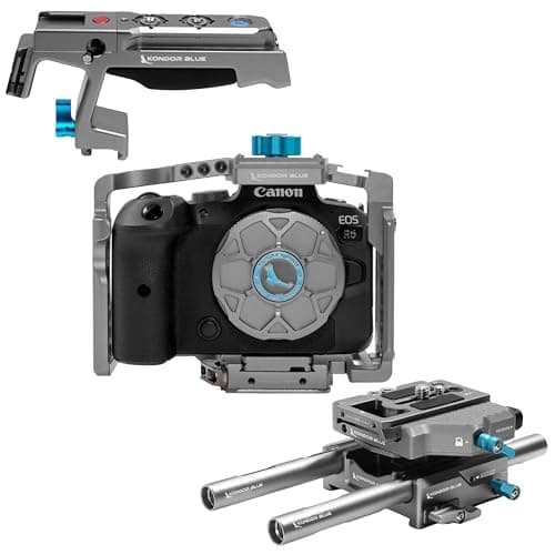 Image of KONDOR BLUE | Base Rig MKII for Canon R5 Arca (R5/R6/R6II/R) | Designed for Professional workflows and Adaptability to Expand Your Setup | Space Gray