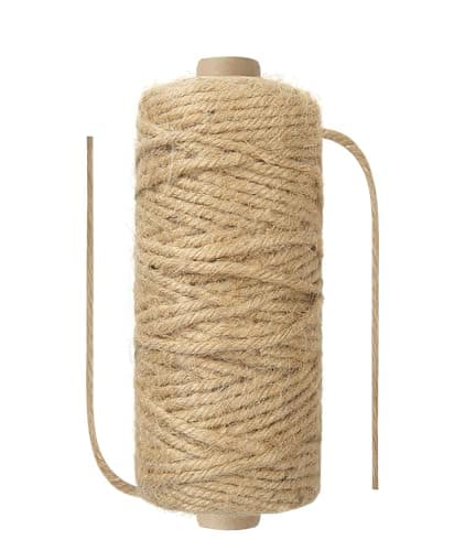 Image of NorthPada Garden String, 3mm x 50 Metres, Thick Hemp Jute Rope for Gardening, Packing, Crafts, Hanging, Cat Scratching Post