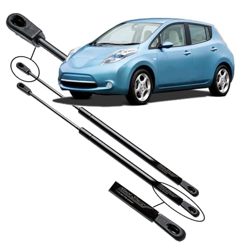 Image of Ramor Strutz 2x Tailgate Gas Struts Compatible with a Nissan Leaf Mk1 2010-2017. Tailgate Gas Springs Replacement for 904513NA0A and others.
