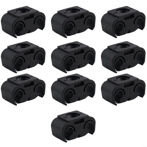 Image of Plastic Brake Line Clip Set Includes 10 Pcs for Securely Mounting For 5mm Brake Pipes in Various Locations on Your Vehicle (10PCS)