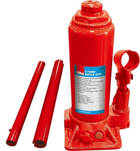 Image of Hilka 82240550 5 Tonne Bottle Jack, Red