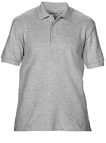 Image of Gildan Mens Premium Cotton Sport Double Pique Polo Shirt (2XL) (Sport Grey (RS))