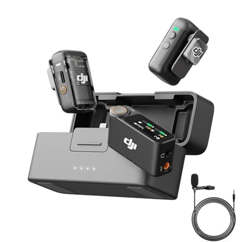 Image of DJI Mic 2 (2 TX + 1 RX + Charging Case) bundle, All-in-one Wireless Microphone, Intelligent Noise Cancelling, 32-bit Float Internal Recording, 250m (820 ft.) Range, for iPhone, Android, Camera