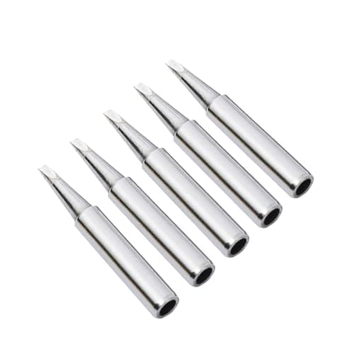 Image of 5Pcs Soldering Iron Tips, 900M Solder Tip Replacement for Weller, Solder Welding Replacement Tip Kit Use for Hakko, Radio Shack Solder Station etc (5PCS 900M-T-2.4D)