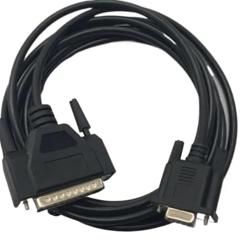 Image of KWWEWEB RS232 Programming Cable 25-Pin DB25M To DB9F For Machine(3 meters)