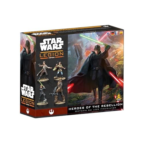 Image of Asmodee | Star Wars: Legion - Heroes of the Rebellion Character Pack | Board Game | Ages 14+ | 2 Players | 90+ Minutes Playing Time