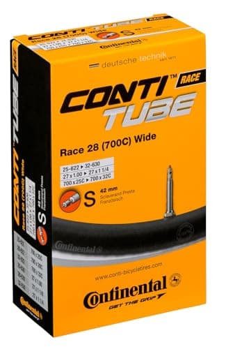 Image of Continental R28 Training Presta Inner Tube - Black, 700C x 25 - 32 C/ Valve-42mm