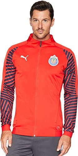 Image of PUMA Men's Chivas Stadium Jacket Red, Small