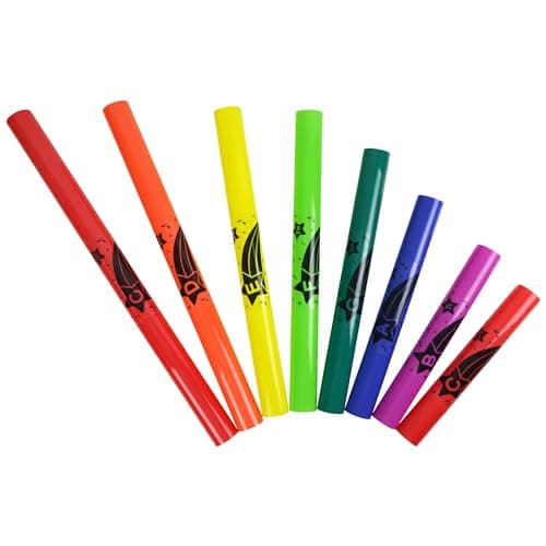 Image of A-Star Colourful Sound Tubes, C Major Diatonic Set of 8 Tuned Percussion