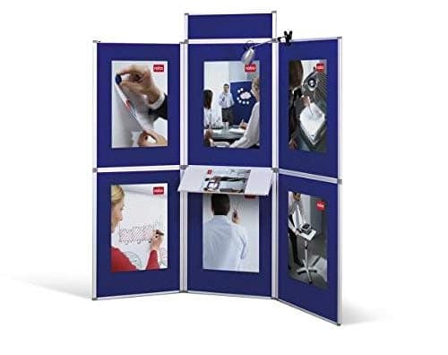 Image of Nobo Pro Panel 6 Aluminium Framed Panels Blue