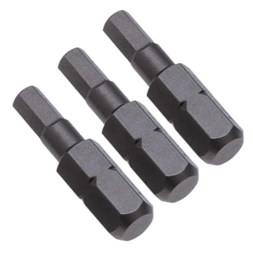 Image of 4mm Hex Bit, H4 Allen Key Drill Bit, 4mm x 25mm Hexagon Screwdriver, 1/4" Hex Shank Insert for Screwdrivers, Cordless Drills, and Impact Drivers (3 pcs)