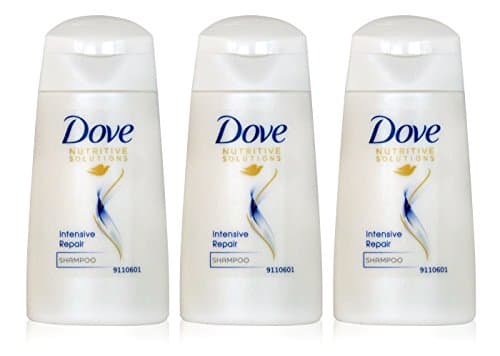 Image of 3x Dove Intensive Repair SHAMPOO Nutritive Solutions 50ml Travel Size MINI