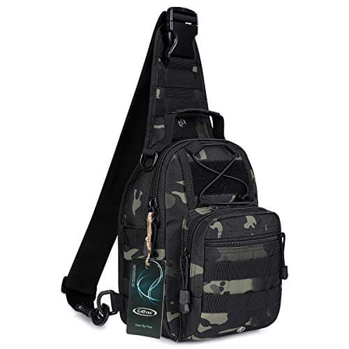 Image of G4Free Lightweight Sling Bag Small One Strap Molle Backpack Fishing Hiking