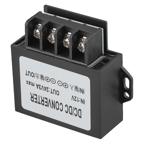 Image of Auratrove DC-DC Converter 12V to 24V 3A Step-Up Power Supply, 72W Voltage Regulator with IP68 Waterproof for Car LED Solar System