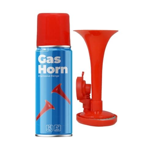 Image of Simply Gas Trumpet Air Horn - Long Range for Emergency and Events - GH01, Red