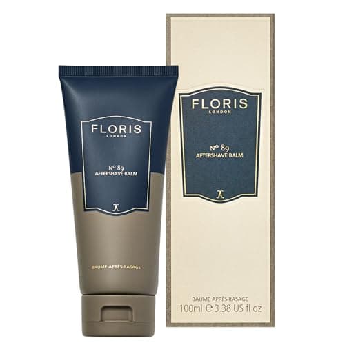 Image of Floris London No. 89 After Shave Balm (100 ml) | Citrus & Woody Masculine Scent | Enhanced with Bergamot, Oakmoss, Neroli & Orange | Contains Borage Oil to Moisturise Skin | Signature Aroma for Men