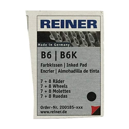 Image of COLOP Reiner B6/8K Replacement Ink Pad Black (Pack of 2) RB8KINK + Free FINCHLEY Pen