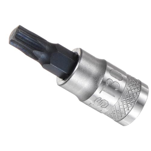 Image of CoCud Torx Bit Socket, 1/4" Drive x T30 S2 Steel CR-V Torx Star Socket Impact Bit Screwdriver Sockets Adapter - (Applications: for Fastening Screws), 1-Pieces