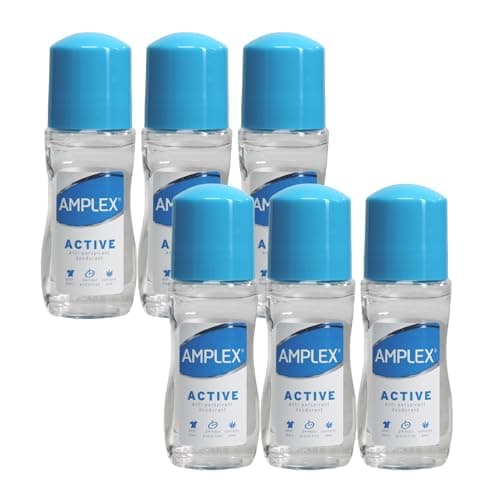 Image of Amplex Deodorant 50ml 6 Pack Natural Scent (Active)