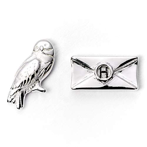 Image of Harry Potter Hedwig & Letter Stud Earrings by The Carat Shop