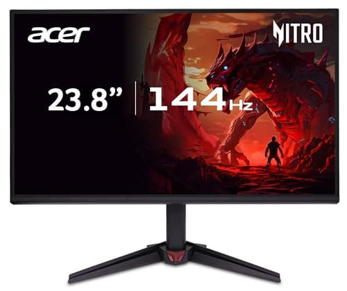 Image of acer Nitro VG240Y P6 Gaming Monitor 23.8 Inch (60 cm Screen) Full HD, LED, 144Hz, 1ms (VRB), HDMI 1.4, DP 1.2, FreeSync