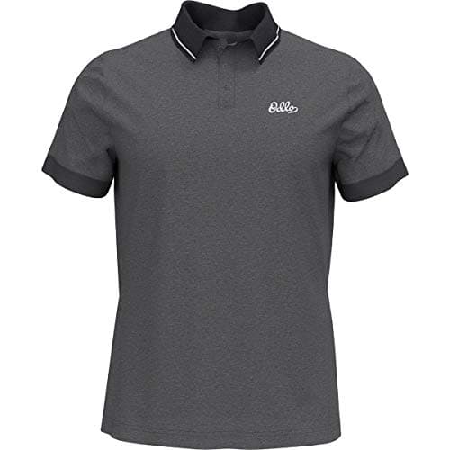 Image of Odlo Nikko Men's Polo Shirt S/S, Mens, Polo Shirt, 550312_10183_S, Odlo Steel Grey Melange, S