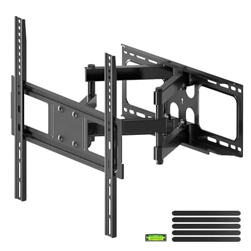 Image of XINLEI TV Wall Bracket, Swivel Tilt TV Wall Mount for Most 26"-70" Flat/Curved Screens up to 45kg, Full Motion TV Bracket Fits 12”/16” Wood Stud, Max VESA 400x400mm(MA570)