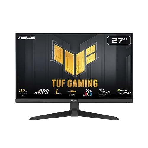 Image of ASUS 27" TUF Gaming Monitor (VG279Q3A), 1920 x 1080, Fast IPS, 1ms, ELMB, 180Hz, Variable Overdrive, 99% sRGB, VESA