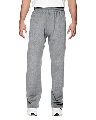 Image of Fruit of the Loom Men's Sf74r Sweatpants, Light Grey Heather, M UK