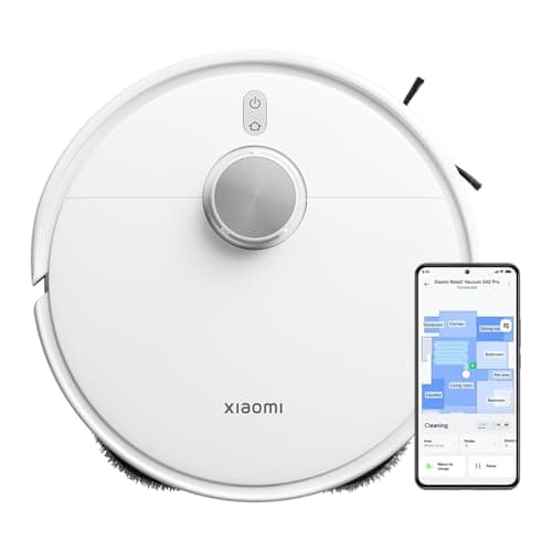 Image of Xiaomi S40 Pro Robot Vacuum & Mop 2-in-1, 15,000 Pa Suction, LiDAR Navigation, Dual Extendable Arms for Edge Cleaning, Auto-Lifting Mop for Carpet, Large Water & Dust Tanks, 180㎡ Coverage, App control