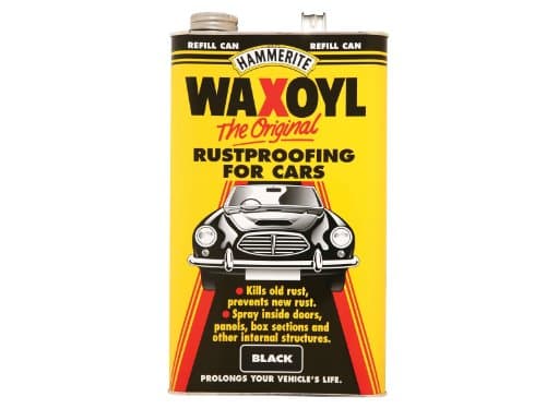 Image of Hammerite HAM6710105 5L Waxoyl Black Refill Can