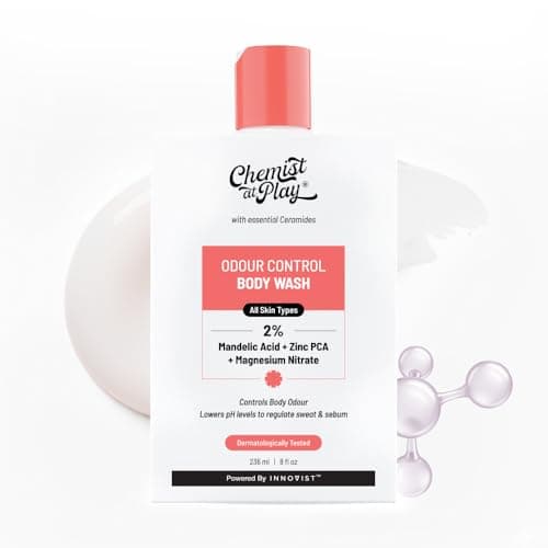 Image of Chemist at Play Odour Control Body Wash Controls Body Odour Long Lasting Freshness Regulates Sweat & Sebum 236ml