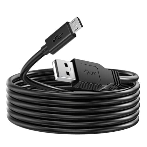 Image of LBSC PS4 Controller Charger - 6ft/1.8m Fast Charging Cable for PlayStation 4 Pro/Slim/Old Xbox One/Dual Shock 4 Controllers/TV Stick