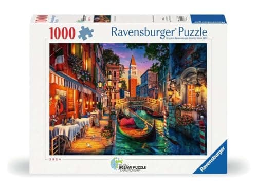Image of Ravensburger Canal Cruise in Venice 1000 piece Jigsaw Puzzle for Adults and Kids Age 12 and Up