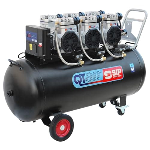 Image of SIP QT Air Compressor Ultra Low Noise Oil-Free Direct Drive, 230V 200L 4.5hp 3.3kW 116psi 22.8CFM
